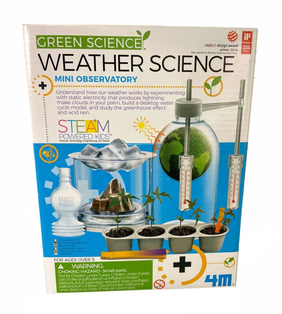 Věda o počasí - sada pokusů pro děti - GREEN SCIENCE